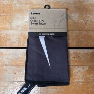 Nike Black Quick-Dry Swim Towel